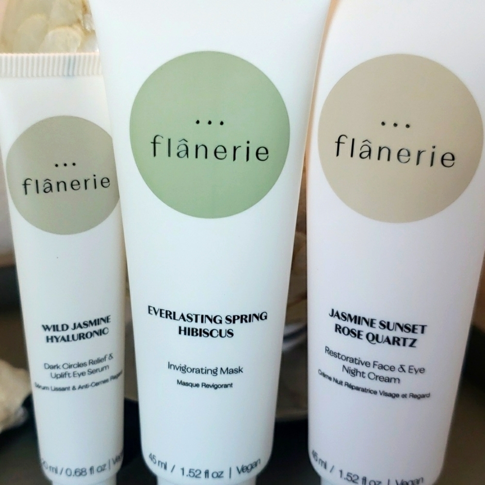 NWT flânerie Rest & Rebalance Set Skincare Mask Cream Hyaluronic Trio